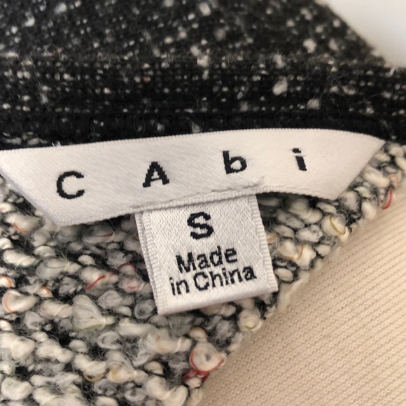 NWOT Cabi Top #542 Coco Shell Tweed Knit - Picture 7 of 9